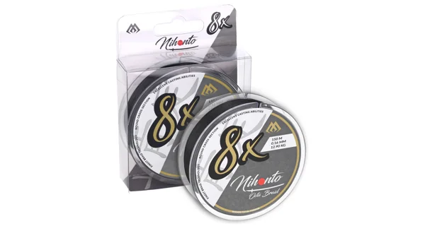 MIKADO - Šňůra Nihonto Octa Braid Black 150 m 0,12 mm/8,9 kg