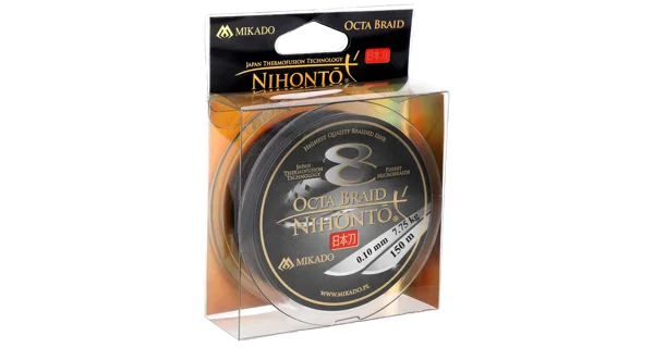 MIKADO - Šňůra Nihonto Octa Braid Black 150 m 0,12 mm/8,9 kg