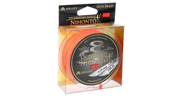 MIKADO - Šnúra Nihonto Octa Braid Orange 150 m 0,40 mm/39,80 kg