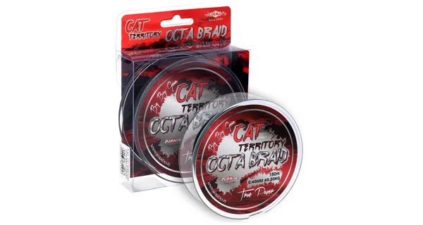 MIKADO - Šňůra Territory Octa Braid Green 150 m 0,70 mm 76,4 kg