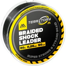MIKADO - Šokový vlasec Braided Shock Leader 0,30 mm 60 lb 80 m