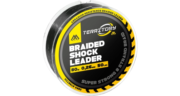 MIKADO - Šokový vlasec Braided Shock Leader 0,30 mm 60 lb 80 m