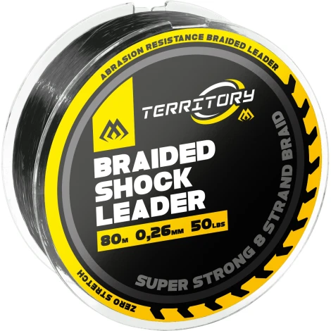 MIKADO - Šokový vlasec Braided Shock Leader 0,30 mm 60 lb 80 m