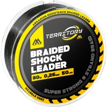 MIKADO - Šokový vlasec Braided Shock Leader 0,35 mm 70 lb 80 m