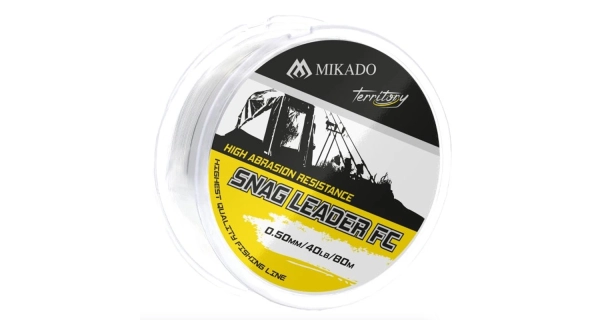 MIKADO - Šokový vlasec Snag Leader FC 0,6 mm 50 lb 80 m
