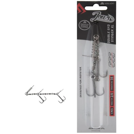 MIKADO - Stinger Swivel Jaws EVO XL 35 kg vel. 2/0 2 ks