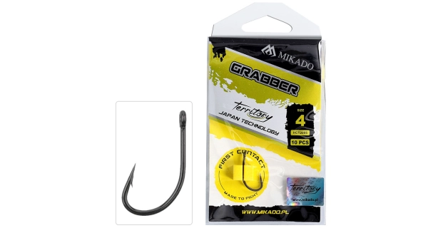 MIKADO - Teflonový háček Territory Grabber vel. 1 10 ks