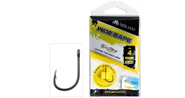 MIKADO - Teflonový háček Territory Wide Gape vel. 6 10 ks