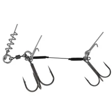 MIKADO - Trojháček Jaws Double Evo Titanium 25 kg vel. 1-1/0 1 ks