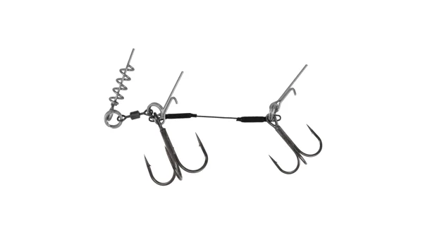 MIKADO - Trojháček Jaws Double Evo Titanium 25 kg vel. 1-1/0 1 ks