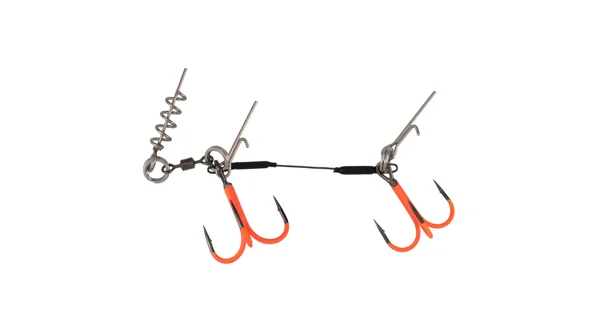 MIKADO - Trojháček Jaws Double Evo Titanium vel. 1/0-1 25 kg 1 ks