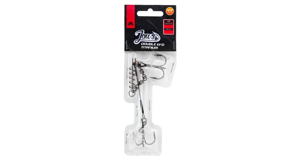 MIKADO - Trojháček Jaws Double Evo Titanium XL 30 kg vel. 2/0-1/0 1 ks