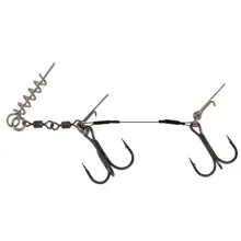 MIKADO - Trojháček Jaws Double Evo Titanium XL 30 kg vel. 2/0-1/0 1 ks