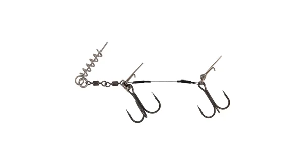MIKADO - Trojháček Jaws Double Evo Titanium XL 30 kg vel. 2/0-1/0 1 ks