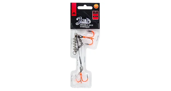MIKADO - Trojháček Jaws Double Evo Titanium XL UV 30 kg vel. 2/0-1/0 1 ks