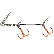 MIKADO - Trojháček Jaws Double Evo Titanium XL UV 30 kg vel. 2/0-1/0 1 ks
