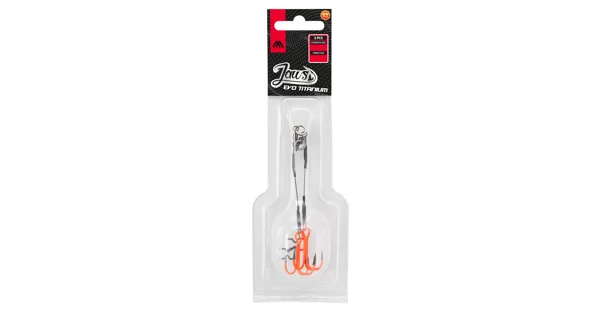 MIKADO - Trojháček Jaws EVO Titanium UV 10 cm 15 kg vel. 1 2 ks