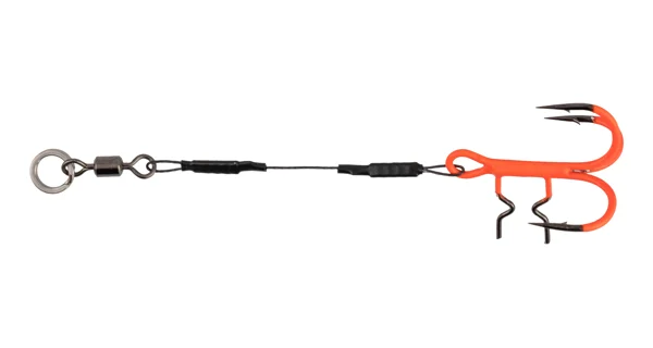 MIKADO - Trojháček Jaws EVO Titanium UV 8 cm 13 kg vel. 2 2 ks
