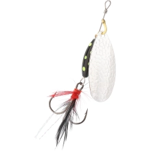 MIKADO - Třpytka M-Grub vel. 3 7 g Stříbrná Black Lemon