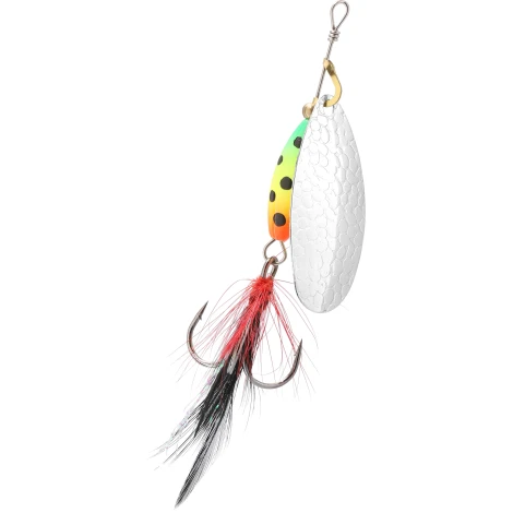 MIKADO - Třpytka M-Grub vel. 3 7 g Stříbrná Firetiger