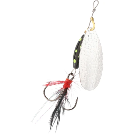 MIKADO - Třpytka M-Grub vel. 4 13 g Stříbrná Black Lemon