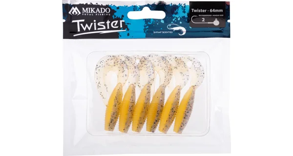 MIKADO - Twister 6,4 cm Salty Carmel 6 ks