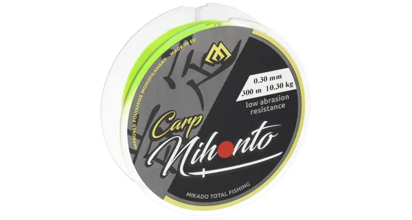 MIKADO - Vlasec Nihonto Carp Fluo Žlutá 300 m 0,25 mm/7,30 kg