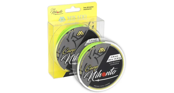 MIKADO - Vlasec Nihonto Carp Fluo Žlutá 300 m 0,28 mm/8,80 kg