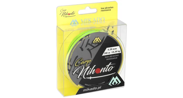 MIKADO - Vlasec Nihonto Carp Fluo Žlutá 300 m 0,28 mm/8,80 kg