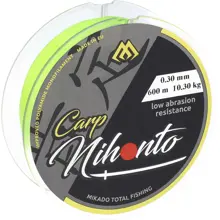 MIKADO - Vlasec Nihonto Carp Fluo/Žlutá 600 m 0,30 mm/10,30 kg
