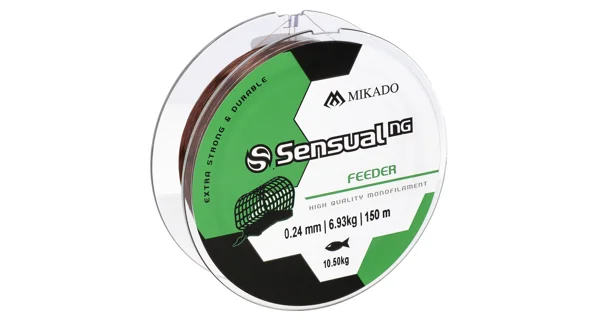 MIKADO - Vlasec Sensual NG Feeder Brown 150 m 0,24 mm