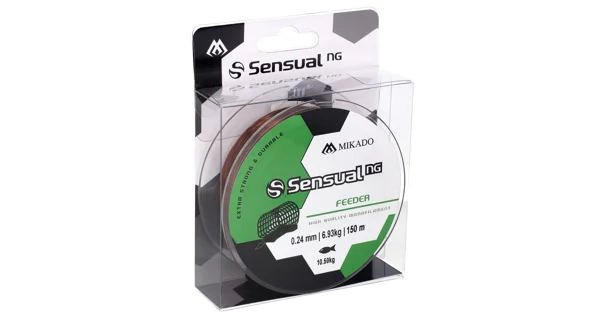 MIKADO - Vlasec Sensual NG Feeder Brown 150 m 0,24 mm
