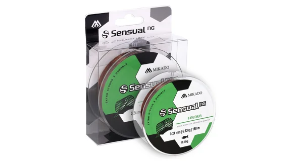 MIKADO - Vlasec Sensual NG Feeder Brown 150 m 0,28 mm