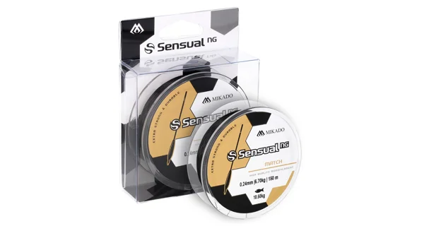 MIKADO - Vlasec Sensual NG Match 150 m 0,14 mm/3,5 kg Černá