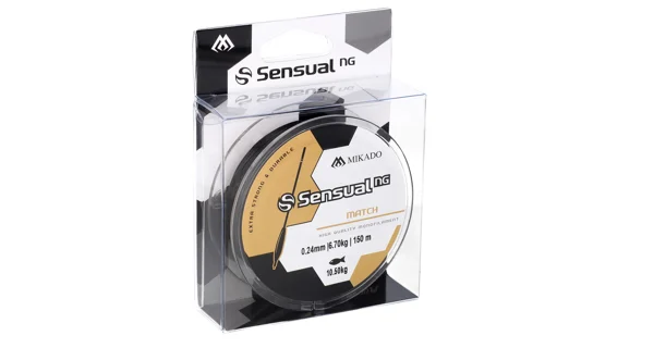 MIKADO - Vlasec Sensual NG Match 150 m 0,14 mm/3,5 kg Černá