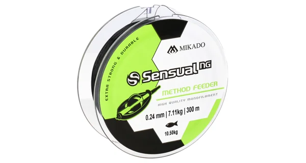 MIKADO - Vlasec Sensual NG Method Feeder Black 300 m 0,20 mm