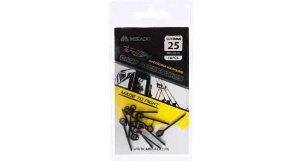 MIKADO - Vrtáček na boillies s kroužkem 13 mm 10 ks