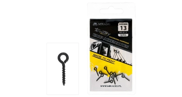 MIKADO - Vrut na boillies 13 mm 10 ks