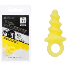 MIKADO - Vrut na boillies plastový 11 mm Žlutý 10 ks