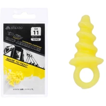 MIKADO - Vrut na boillies plastový 11 mm Žlutý 10 ks