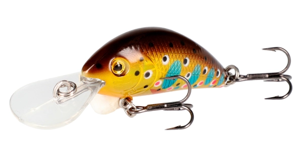 MIKADO - Wobler Fishunter Cavalier Plovoucí 4 cm Brown Trout