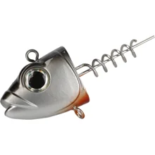 MIKADO - Zavrtávací Hlavička Jaws Vertical 30 g Natural Roach 2 ks