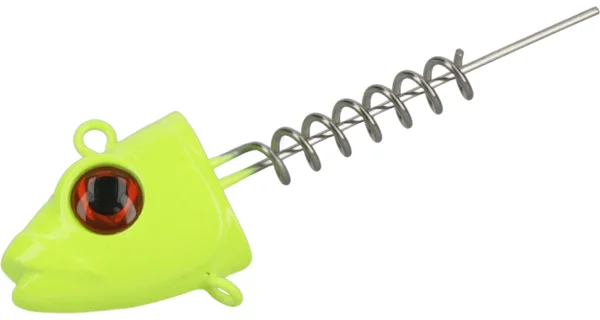 MIKADO - Zavrtávací Hlavička Jaws Vertical 45 g Fluo 2 ks