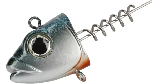 MIKADO - Zavrtávací Hlavička Jaws Vertical 60 g Blue Roach 2 ks