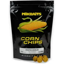 MIKBAITS - Boilie Corn Chips 24 mm 300 g Švestka moruše