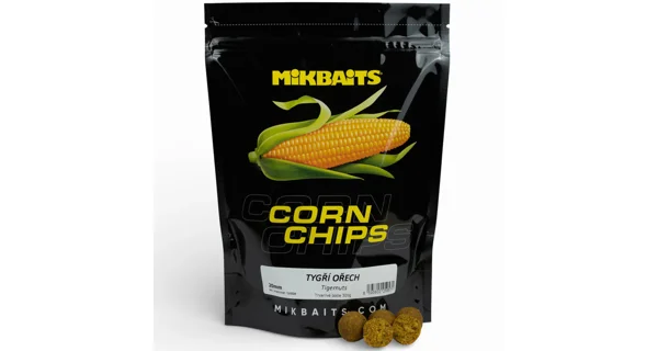 MIKBAITS - Boilie Corn Chips Tygří Ořech 300 g 24 mm