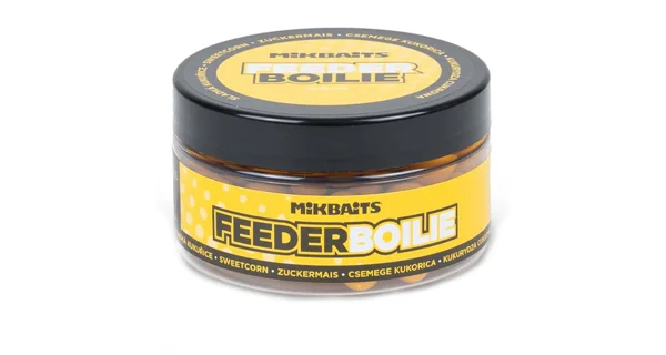 MIKBAITS - Boilie Feeder 8-12 mm 100 ml Sladká kukuřice