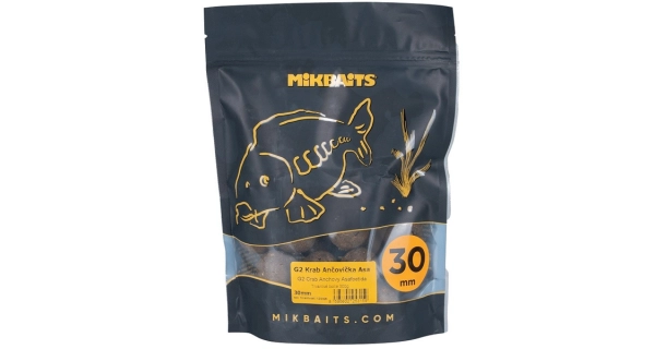 MIKBAITS - Boilie Gangster G2 Krab ančovička Asa 300 g 30 mm
