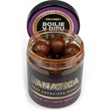 MIKBAITS - Boilie v dipu Fanatica 20 mm 250 ml Krab ančovička mango