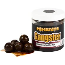 MIKBAITS - Boilie v dipu Gangster G2 Krab Ančovička Asa 24 mm 250 ml